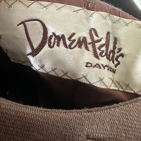 Donenfeld Dayton Brown Coat with Fur Cuffs - Picture 5 of 5